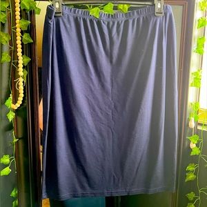 Nuggles midi navy skirt